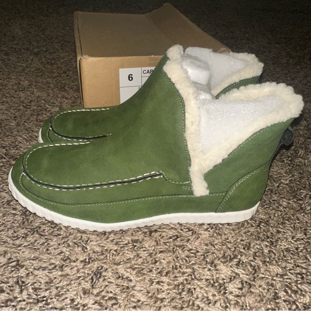 Journee Collection Capreece Green Slip-On Shoes - Picture 3 of 13